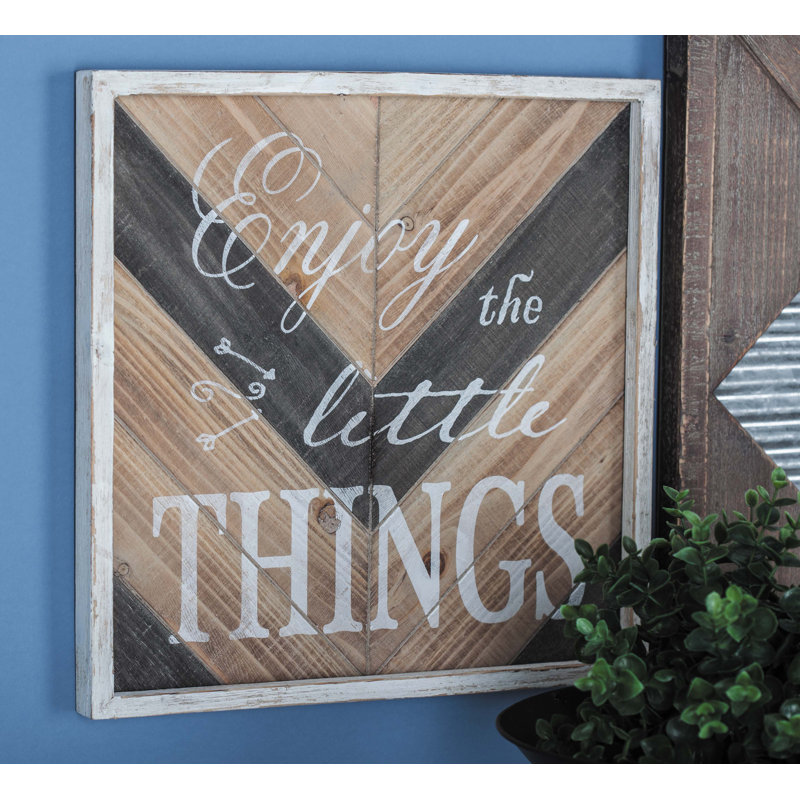 Cole & Grey Wood Sign Wall Décor Wayfair